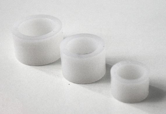 Foto Casquillos de nailon Ø 12,8 mm, BLANCO