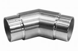 Codo 135° para 42,4 mm soldar, AISI 304, SATINADO