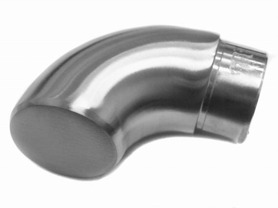 Foto Codo 90° ciego para 42,4x2 mm, AISI 316, SATINADO