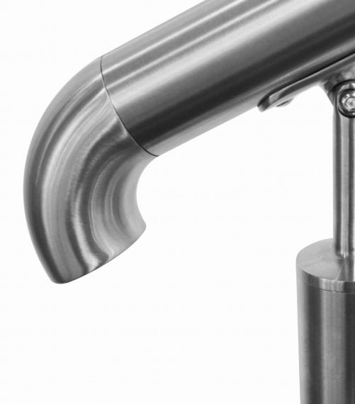 Foto Codo 90° ciego para 42,4x2 mm, AISI 316, SATINADO