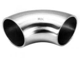 Codo 90° para 33,7 mm, AISI 304, SATINADO