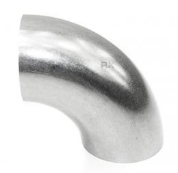 Codo 90° para 42,4 mm soldar, AISI 304, BRUTO