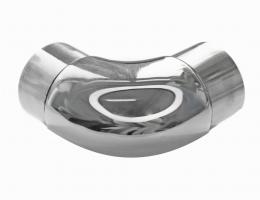 Codo 90° para 42,4 x 2 mm, AISI 304, Pulido.