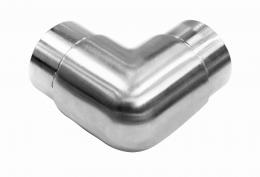 Codo 90° para 42,4 x 2 mm, AISI 304, SATINADO