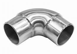 Codo 90° para 42,4 x 2 mm, AISI 304, SATINADO