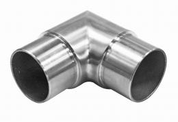 Codo 90° para 42,4 x 2 mm, AISI 316, SATINADO