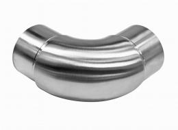 Codo 90° para 48,3x2 mm, AISI 304, SATINADO