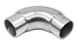 Codo 90° para 50,8x1,5 mm, AISI 304, SATINADO