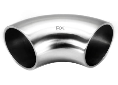 Foto Codo 90° para pegar 48,3 mm, AISI 304, SATINADO