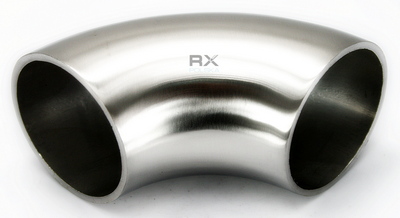 Foto Codo 90° para pegar 48,3 mm, AISI 304, SATINADO