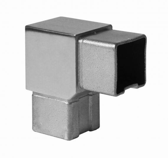 Foto Codo 90° para perfil 50x50x1,5 mm, AISI 304, SATINADO