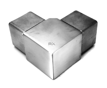 Foto Codo 90° para perfil 50x50x1,5 mm, AISI 304, SATINADO