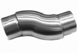 Codo con ángulo ajustable para 48,3x2 mm, AISI 304, SATINADO