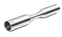 Codo curvado para tubo Ø 12x102 mm, AISI 304, SATINADO