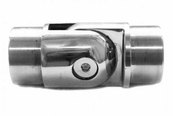 Foto Codo flexible de -90° a +90° para 42,4 x 2 mm, AISI 304, Pulido