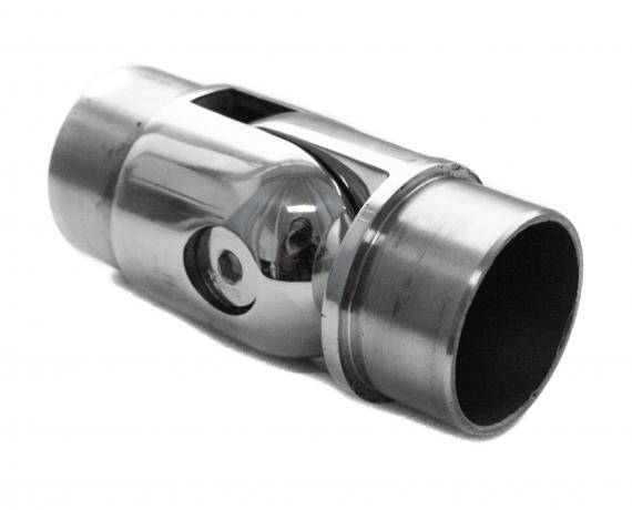 Foto Codo flexible de -90° a +90° para 42,4 x 2 mm, AISI 304, Pulido