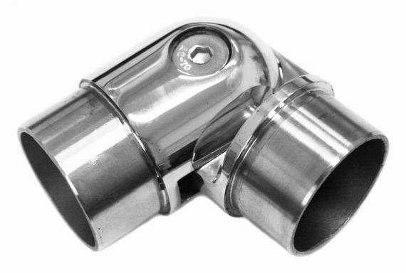 Foto Codo flexible de -90° a +90° para 42,4 x 2 mm, AISI 304, Pulido