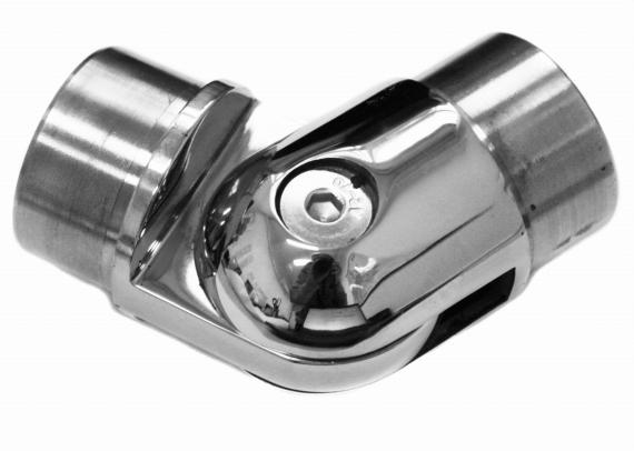 Foto Codo flexible de -90° a +90° para 42,4 x 2 mm, AISI 304, Pulido