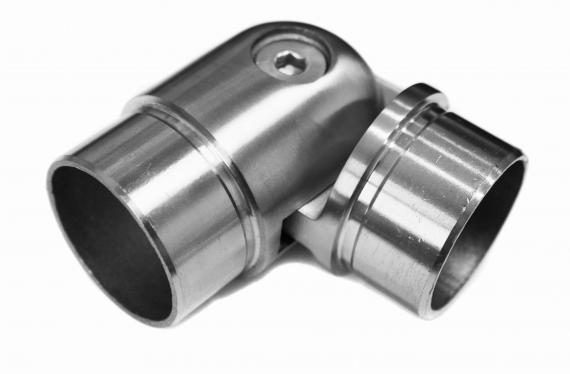 Foto Codo flexible de -90° a +90° para 42,4 x 2 mm, AISI 304, SATINADO