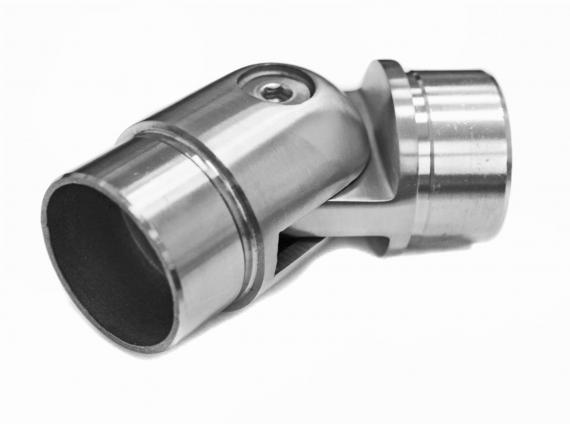 Foto Codo flexible de -90° a +90° para 42,4 x 2 mm, AISI 316, SATINADO