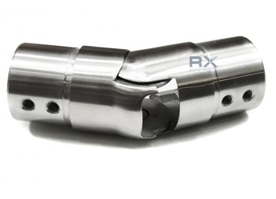 Foto Codo flexible INFERIOR para pasamanos ranurado Ø42,4 x 1,5 mm, AISI 304, SATINADO