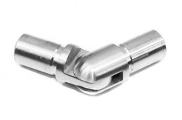 Codo flexible para Ø16x1,5 mm, AISI 304, SATINADO