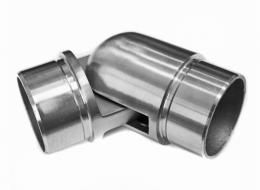 Codo flexible para 48,3 x 2 mm, AISI 304, SATINADO