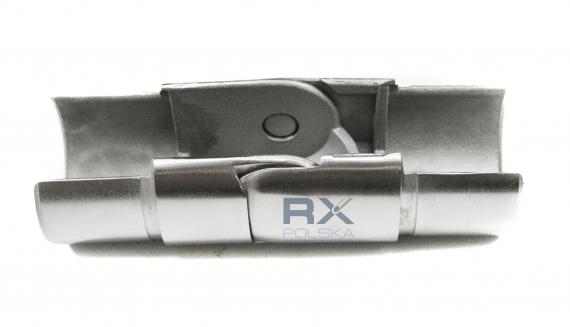 Foto Codo flexible SUPERIOR para pasamanos ranurado Ø42,4 mm, AISI 304, SATINADO