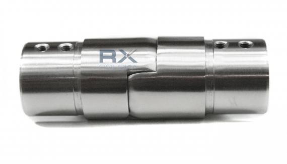 Foto Codo flexible SUPERIOR para pasamanos ranurado Ø42,4 mm, AISI 304, SATINADO