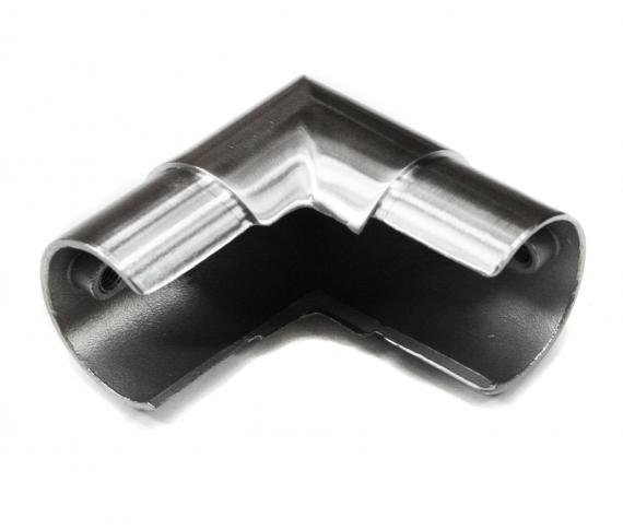 Foto Codo vertical 90° para perfil 42,4 mm, AISI 304, SATINADO