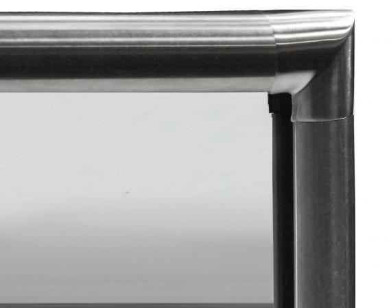 Foto Codo vertical 90° para perfil 42,4 mm, AISI 304, SATINADO