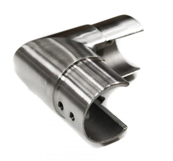 Foto Codo vertical 90° para perfil 42,4 mm, AISI 304, SATINADO