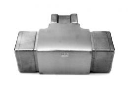 Conector en T 40x40x2 mm, AISI 304, SATINADO