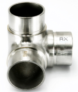 Foto Conector en Y para 42,4 x 2 mm, AISI 304, SATINADO