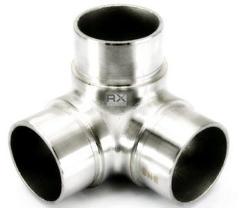 Foto Conector en Y para 42,4 x 2 mm, AISI 304, SATINADO