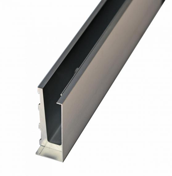 Foto Cubierta para perfil de aluminio ETP.002.02.AL.A - AISI 304, SATINADO