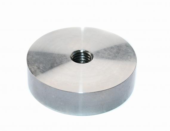 Foto Disco adaptador para pegamento UV fi 50 mm M10, AISI 304