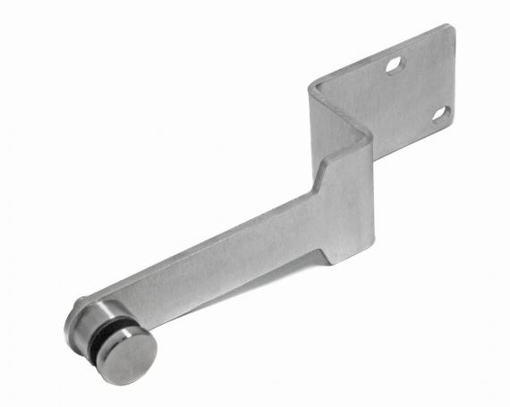 Foto Escuadra con adaptador para vidrio fi30 mm, AISI 304, SATINADO