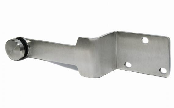 Foto Escuadra con adaptador para vidrio fi40 mm, AISI 304, SATINADO