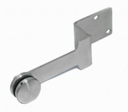 Escuadra con adaptador para vidrio fi50 mm, AISI 304, SATINADO