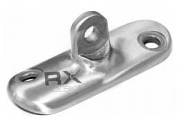 Escuadra para 48,3 mm con ojal, AISI 304, SATINADO