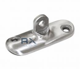 Escuadra para 48,3 mm con ojal, AISI 304, SATINADO