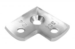 Escuadra para 50,8 mm, AISI 304, SATINADO