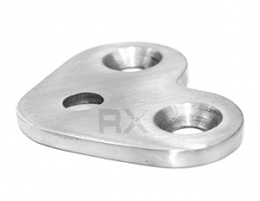 Escuadra para perfil, AISI 304, SATINADO