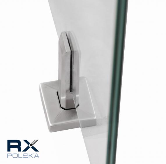 Foto Espiga 50x50 mm H=182 mm, vidrio 12-17,52 mm, AISI 316, SATINADO