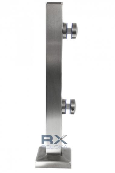 Foto Poste con adaptadores 40 H=405 mm, vidrio 8-17,52 mm, AISI 304, SATINADO