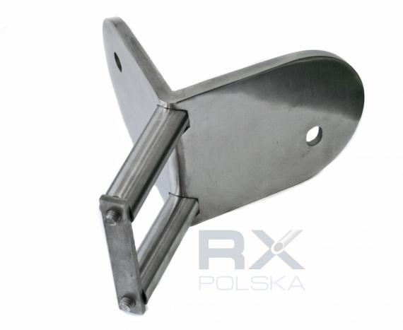 Foto Fijación de esquina EXTERIOR al poste, diámetro 42,4 mm, AISI 304, SATINADO