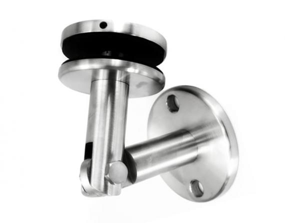 Foto Fijación de marquesina CN DOBLE Ø 50 mm, AISI 304, SATINADO