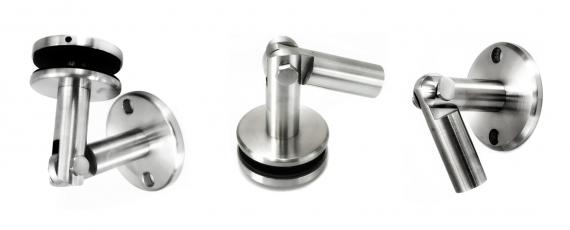 Foto Fijación de marquesina CN SIMPLE Ø 50 mm, AISI 304, SATINADO