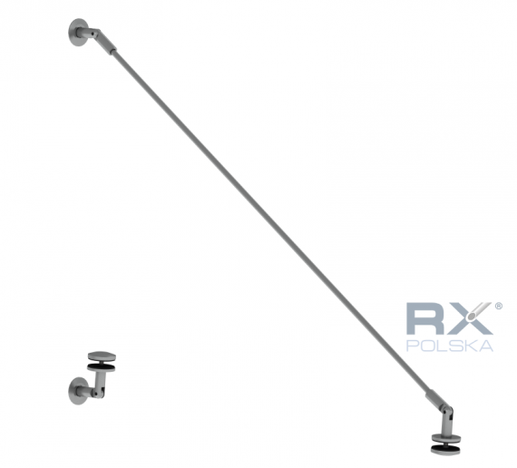 Foto Fijación de marquesina CN SIMPLE - A Ø 50 mm, AISI 316, SATINADO